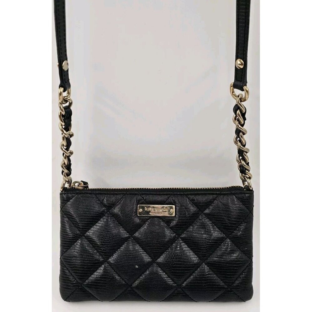 Kate Spade Quilted crossbody Black